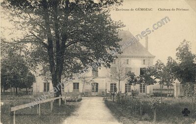 Carte postale ancienne Chateau de Perissac — Saint-Germain-du-Seudre (Charente-Maritime)