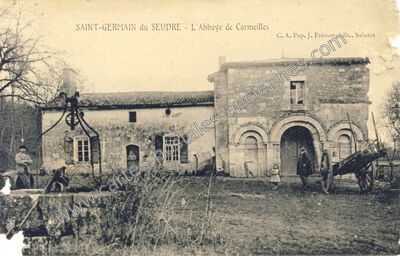 Carte postale ancienne L'Abbaye de Cormeilles — Saint-Germain-du-Seudre (Charente-Maritime)