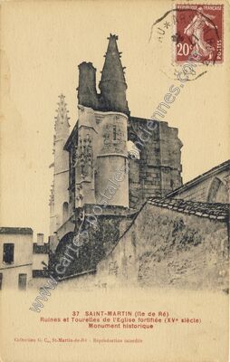 Carte postale ancienne St Martin — Saint-Martin-de-Ré (Charente-Maritime)