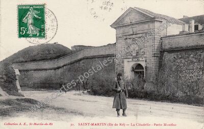 Carte postale ancienne St Martin — Saint-Martin-de-Ré (Charente-Maritime)