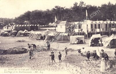 Carte postale ancienne Bureau St Palais — Saint-Palais-sur-Mer (Charente-Maritime)