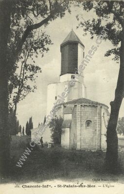 Carte postale ancienne L'Eglise — Saint-Palais-sur-Mer (Charente-Maritime)