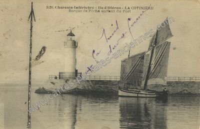 Carte postale ancienne La Cotiniere — Saint-Pierre-d'Oléron (Charente-Maritime)