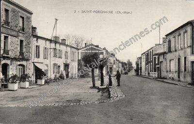 Carte postale ancienne St Porchaire — Saint-Porchaire (Charente-Maritime)
