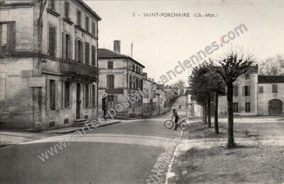 Carte postale ancienne St Porchaire — Saint-Porchaire (Charente-Maritime)