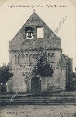Carte postale ancienne Saint-Quantin-de-Rançanne