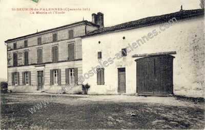 Carte postale ancienne Saint-Seurin-de-Palenne
