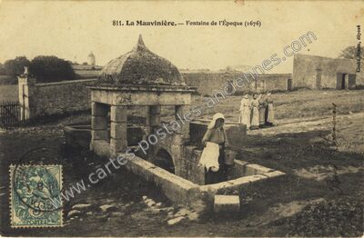 Carte postale ancienne La Mauviniere — Saint-Sornin (Charente-Maritime)