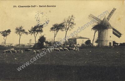 Carte postale ancienne Charente-Inf-e - Saint-Sornin — Saint-Sornin (Charente-Maritime)