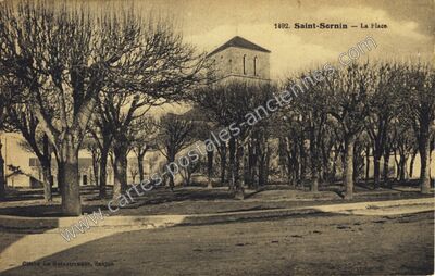 Carte postale ancienne La Place — Saint-Sornin (Charente-Maritime)