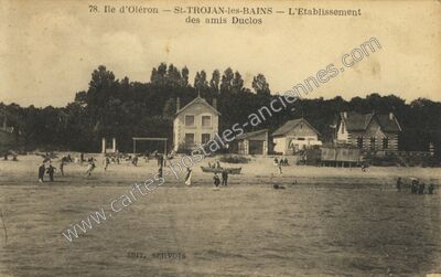 Carte postale ancienne St Trojan — Saint-Trojan-les-Bains (Charente-Maritime)