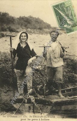 Carte postale ancienne St Trojan — Saint-Trojan-les-Bains (Charente-Maritime)