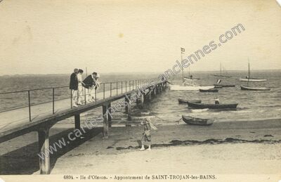 Carte postale ancienne St Trojan — Saint-Trojan-les-Bains (Charente-Maritime)