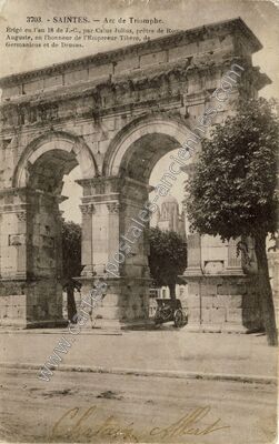Carte postale ancienne Arc de Triomphe — Saintes (Charente-Maritime)