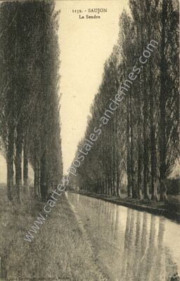 Carte postale ancienne La Seudre — Saujon (Charente-Maritime)