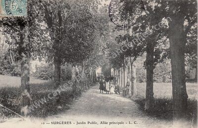 Carte postale ancienne Surgères