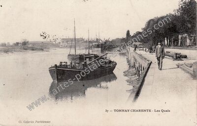 Carte postale ancienne Tonnay-Charente