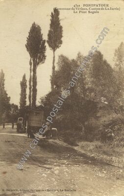 Carte postale ancienne Vérines