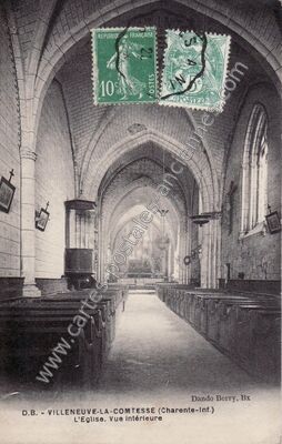 Carte postale ancienne Villeneuve-la-Comtesse