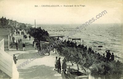 Carte postale ancienne chatelaillon — Châtelaillon-Plage (Charente-Maritime)