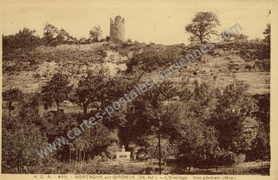 Carte postale ancienne L'Ermitage - Vue générale — Mortagne-sur-Gironde (Charente-Maritime)