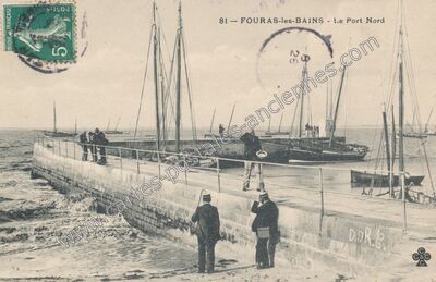 Carte postale ancienne Fouras les Bains — Fouras (Charente-Maritime)