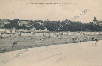 Carte postale ancienne La Plage — Saint-Georges-de-Didonne (Charente-Maritime)