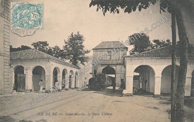 Carte postale ancienne Ile de Re — Saint-Martin-de-Ré (Charente-Maritime)