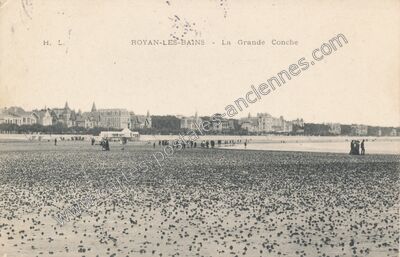 Carte postale ancienne Royan les Bains — Royan (Charente-Maritime)