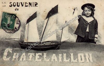 Carte postale ancienne Chatelaillon — Châtelaillon-Plage (Charente-Maritime)