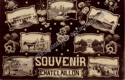 Carte postale ancienne Chatelaillon — Châtelaillon-Plage (Charente-Maritime)