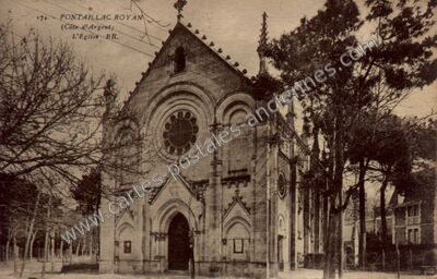 Carte postale ancienne Pontaillac — Royan (Charente-Maritime)