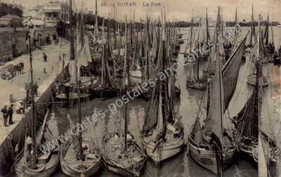 Carte postale ancienne Le Port — Royan (Charente-Maritime)