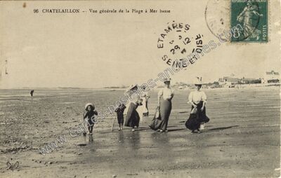 Carte postale ancienne Chatelaillon — Châtelaillon-Plage (Charente-Maritime)