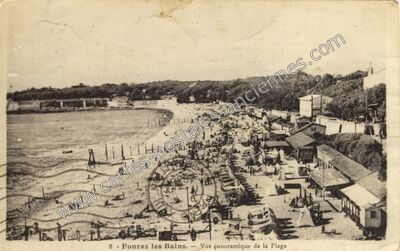 Carte postale ancienne Fouras les Bains — Fouras (Charente-Maritime)