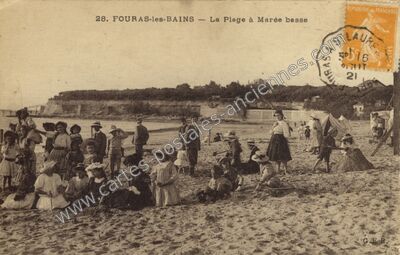 Carte postale ancienne Fouras les Bains — Fouras (Charente-Maritime)