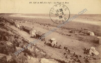 Carte postale ancienne Ile de Re — Rivedoux-Plage (Charente-Maritime)