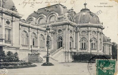 Carte postale ancienne Le Casino Municipal — Royan (Charente-Maritime)