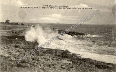 Carte postale ancienne La Grande Cote — Saint-Palais-sur-Mer (Charente-Maritime)