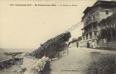 Carte postale ancienne La Roche au Moine — Saint-Palais-sur-Mer (Charente-Maritime)