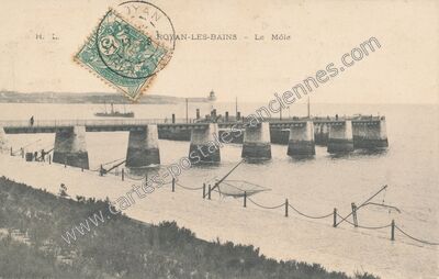 Carte postale ancienne Royan les Bains — Royan (Charente-Maritime)