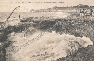 Carte postale ancienne La Grande Cote — Saint-Palais-sur-Mer (Charente-Maritime)