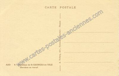 Carte postale ancienne Arriere Dubosq — Non Localisée (Calvados)