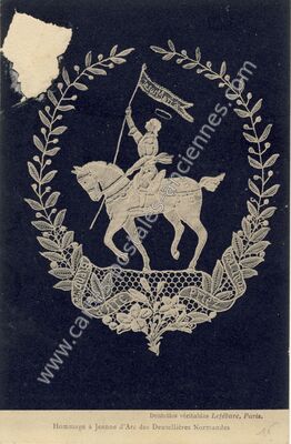 Carte postale ancienne Jeanne d'Arc — Non Localisée (Calvados)
