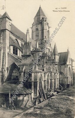 Carte postale ancienne Vieux Saint-Etienne — Caen (Calvados)