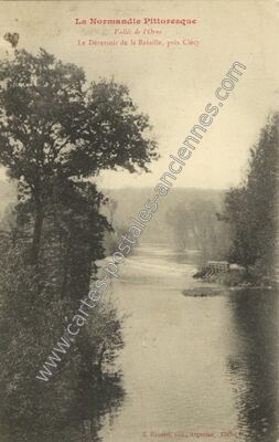 Carte postale ancienne Le Déversoir de la Bataille — Clécy (Calvados)