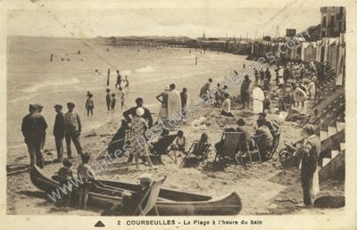 Carte postale ancienne Courseulles — Courseulles-sur-Mer (Calvados)