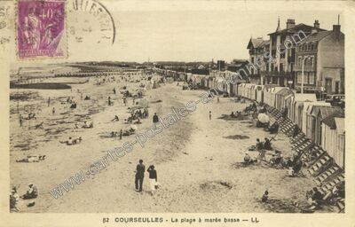 Carte postale ancienne Courseulles — Courseulles-sur-Mer (Calvados)