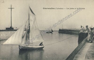 Carte postale ancienne Courseulles — Courseulles-sur-Mer (Calvados)