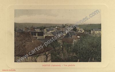 Carte postale ancienne Vue générale — Dozulé (Calvados)